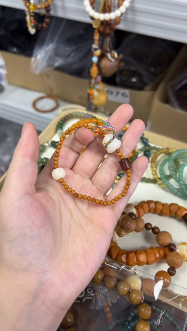 橄榄核手串招财猫橄榄核设计款手链[0162]