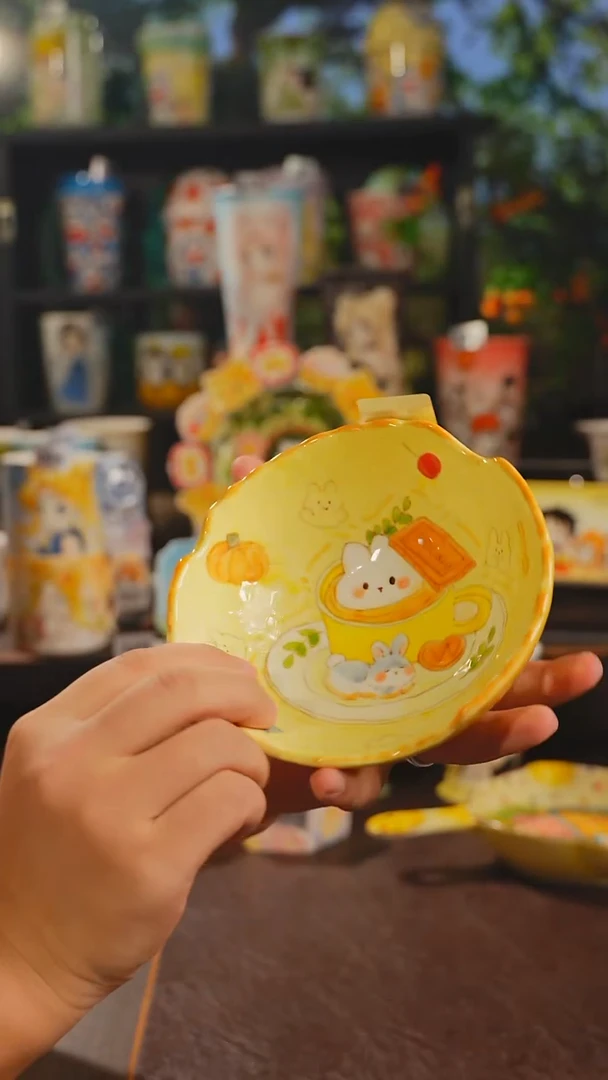景德镇高温釉下彩手绘陶瓷165