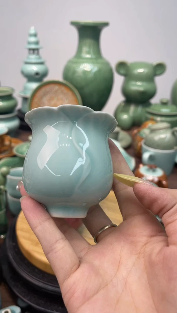 纯手工  慧仙青瓷 龙泉青瓷大促