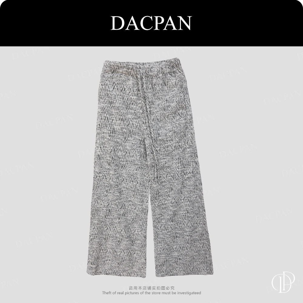 DACPAN- “时髦小香裤”香香休闲阔腿裤 2025/盼·PP 39115