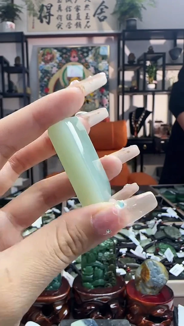 颈饰未镶嵌和田玉无事牌