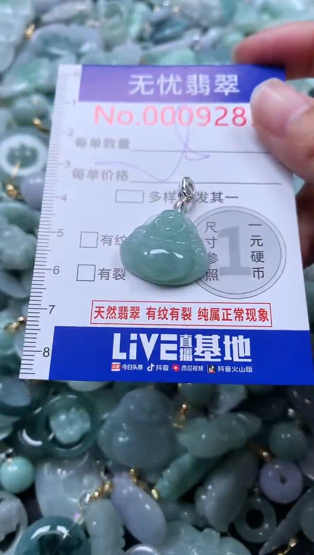 颈饰未镶嵌翡翠9285