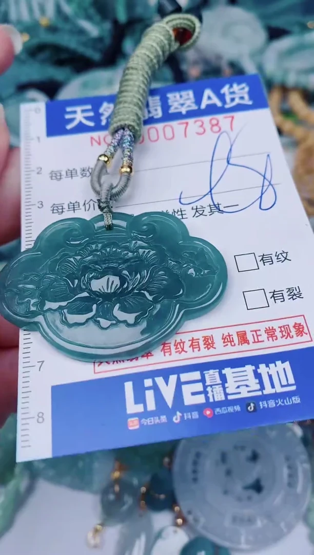 颈饰未镶嵌翡翠00007387