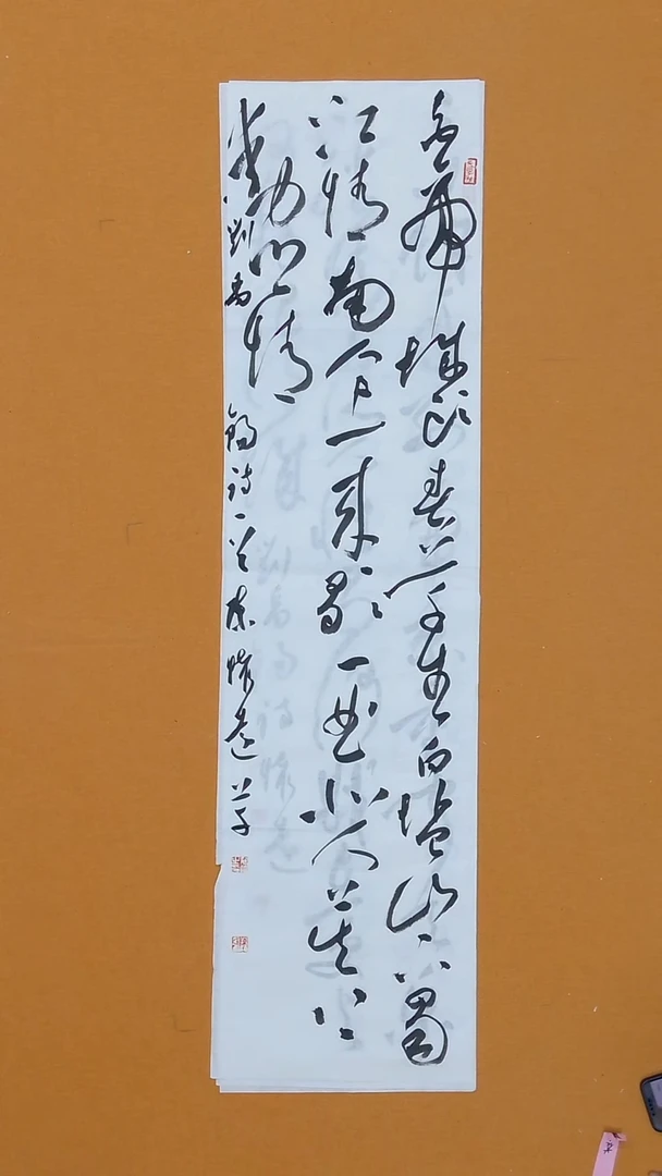 书法陈怀远 甘肃 草书委员会   138*34cm