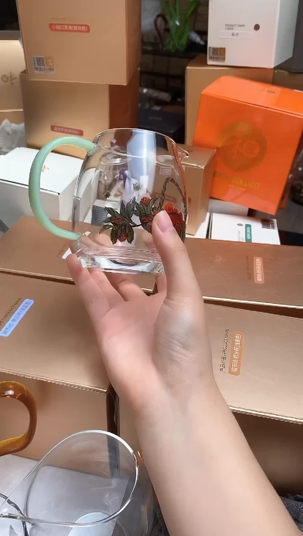 禾器澄然茶海浅玉色顺顺荔荔样品