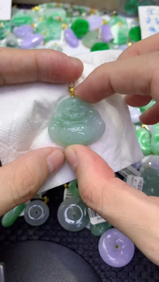 颈饰未镶嵌翡翠天然缅甸A货翡翠