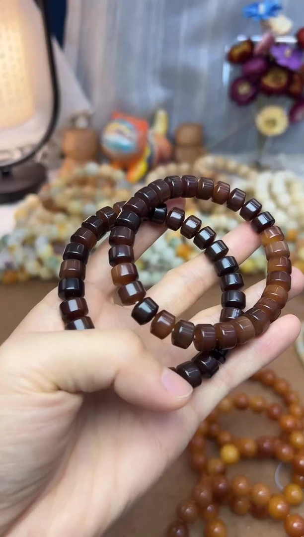 菩提根/象牙果手串金轮10的巧克力一条2206
