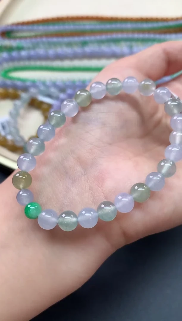 未镶嵌手串翡翠手串|5800+0