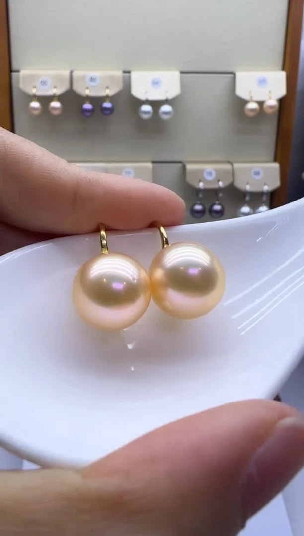 未镶嵌耳饰淡水珍珠065