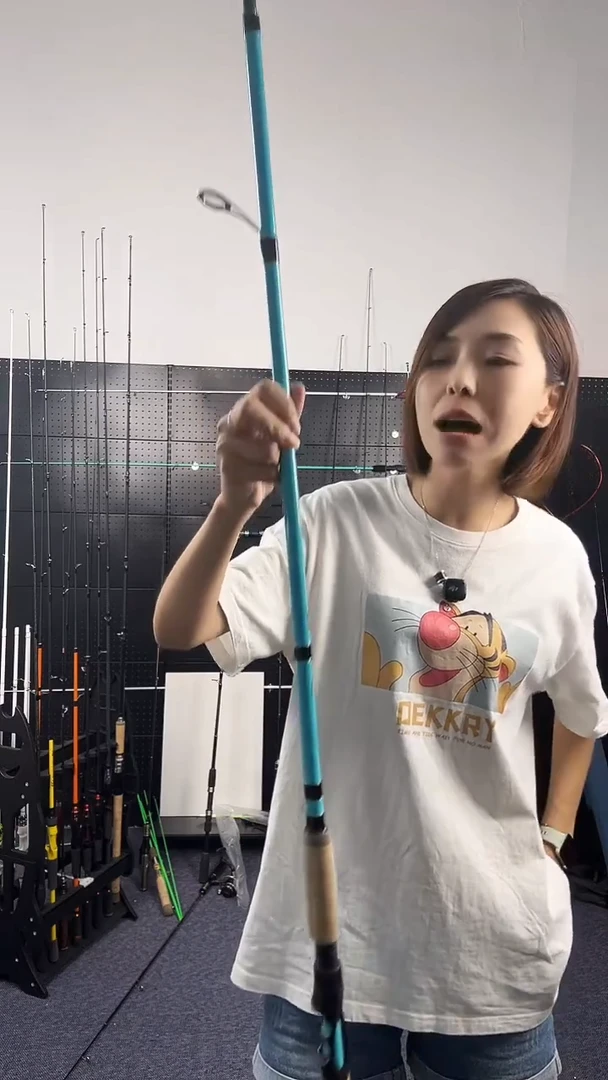 碳素（瑕疵杆没有售后 介意勿拍）SK近海蓝色2.1米直柄