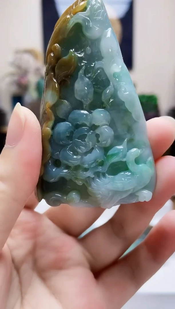 未镶嵌定制翡翠吊坠23