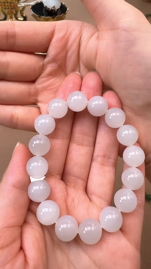 【闪购商品】和田玉手串未镶嵌12mm手串