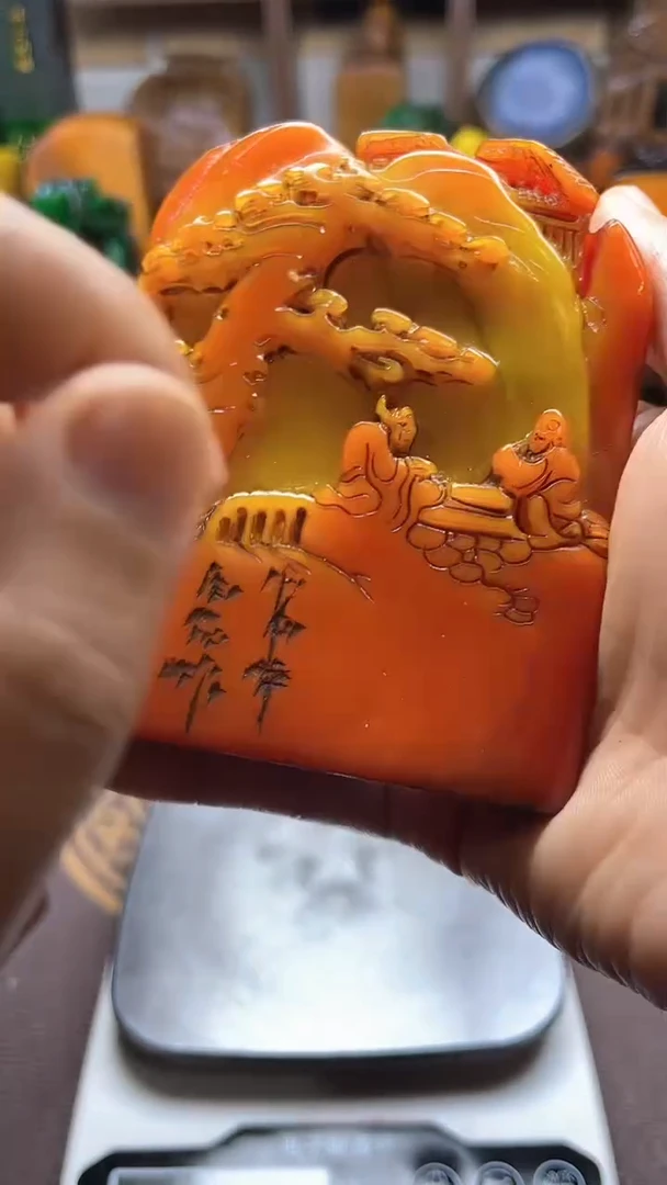 寿山石印石纯天然石料