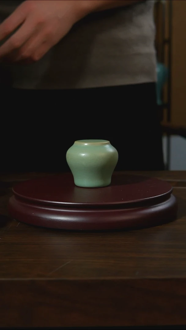 杯子瓷汝州原产地原矿仿古老釉q