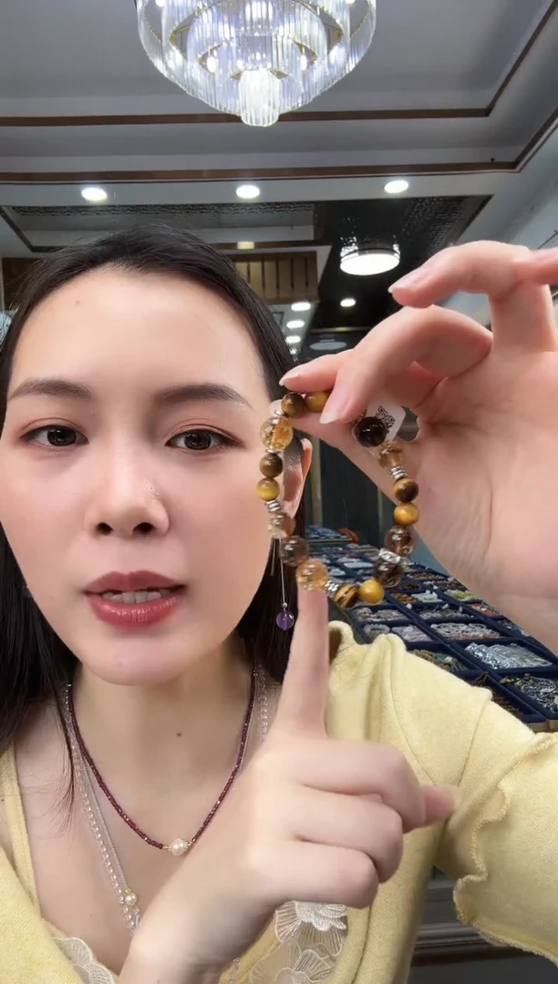 水晶手串未镶嵌金霸大综合DIY手串