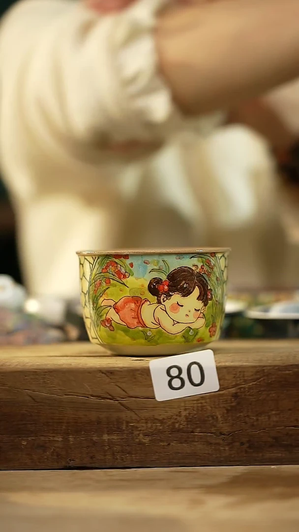 【闪购商品】瓷片新品！设计师手作款柴烧动物系列 迷糊