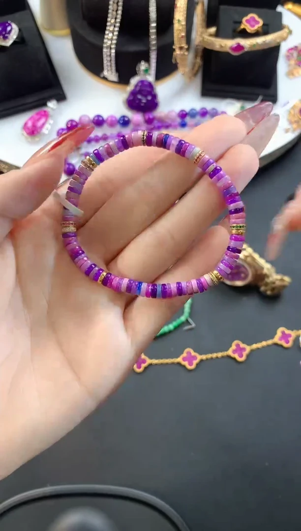 【闪购商品】苏纪石（舒俱来）.18K金镶嵌舒俱来手串