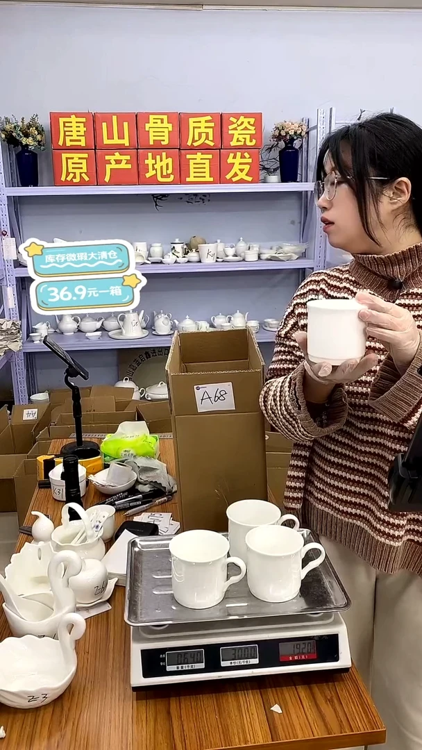 骨瓷嘉蓝骨质瓷——A68号箱福利