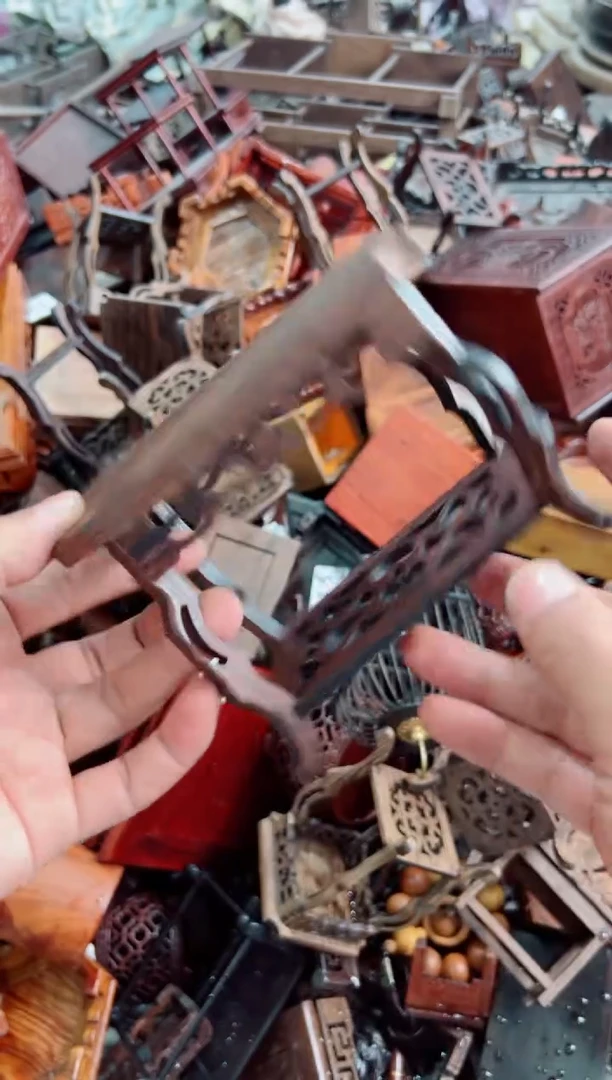 木海马几长长底座花架摆件处理