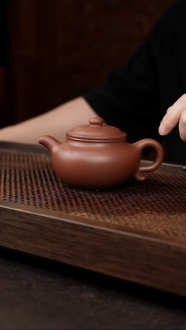 茶壶紫砂红皮龙仿古 cs