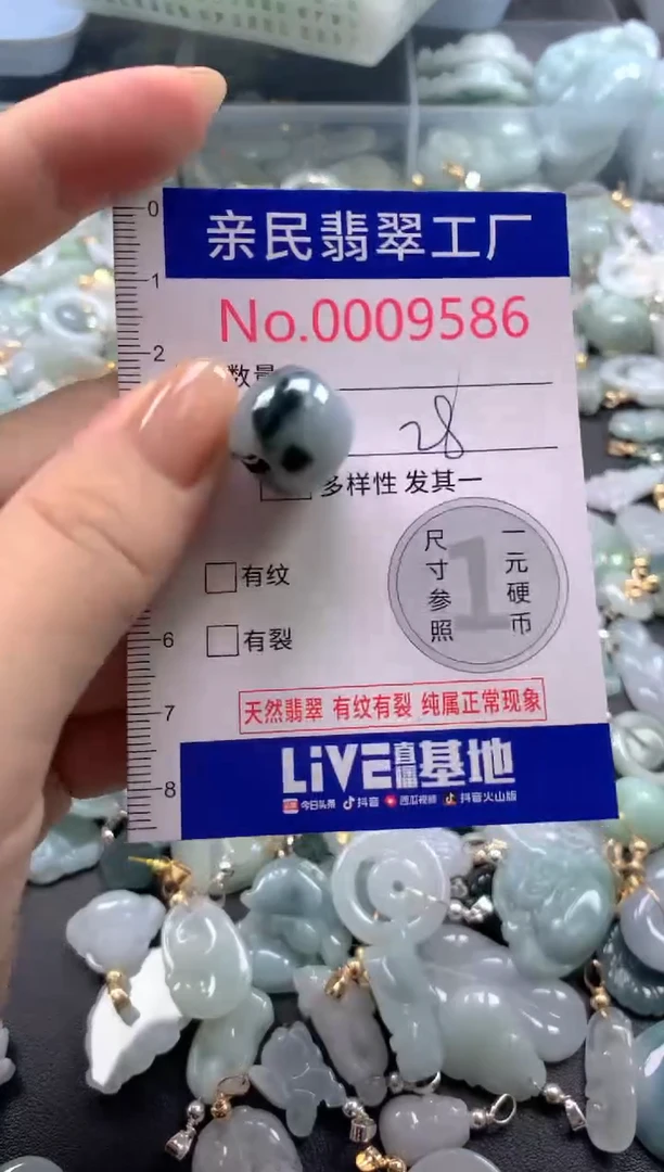 颈饰未镶嵌翡翠9586