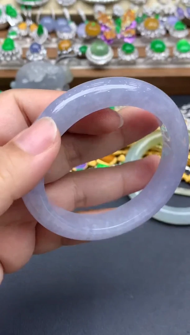 翡翠手镯未镶嵌534-春日珠宝