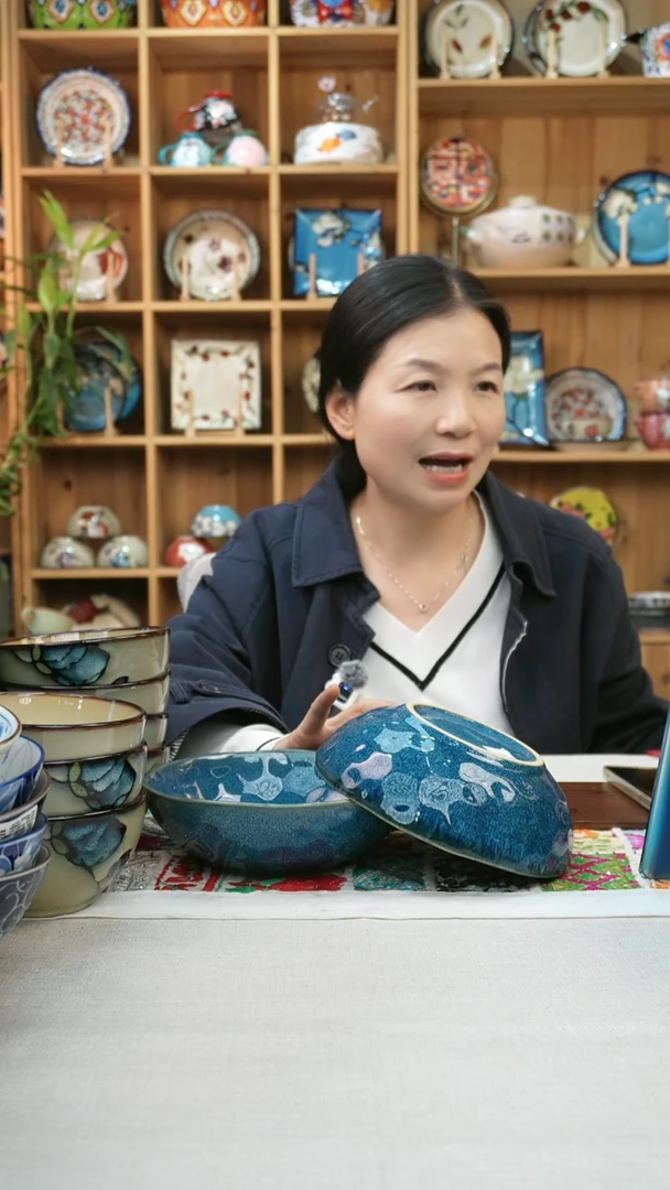 瓷片小可陶瓷高温两只大碗