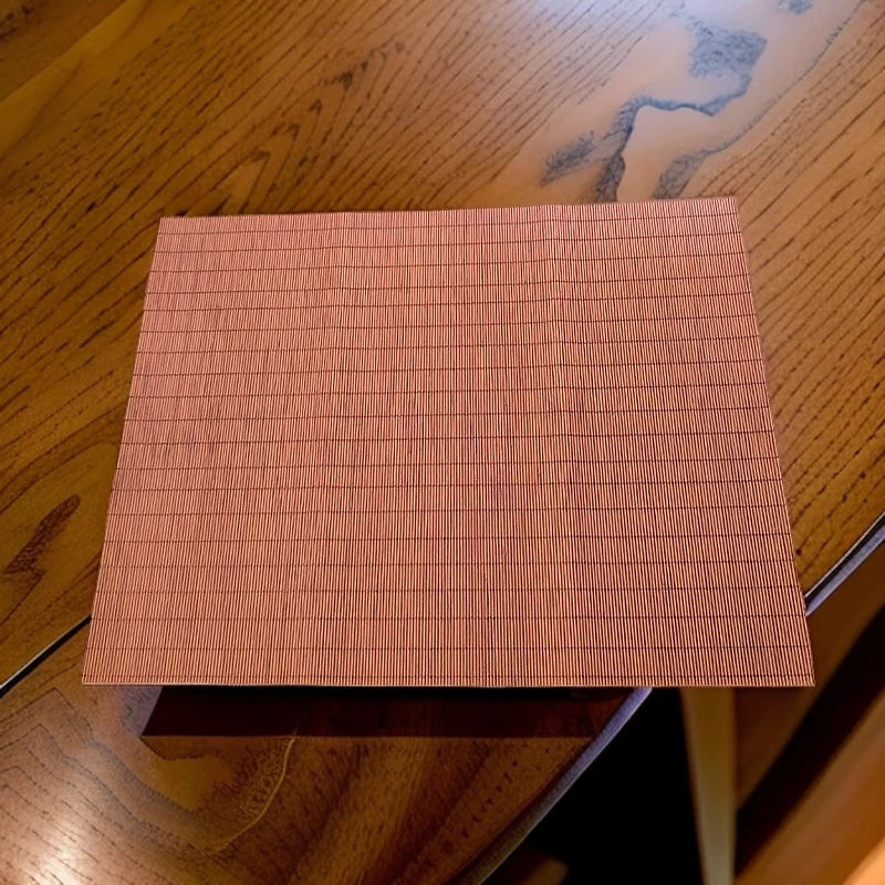 【小乔赏瓷】景德镇包边咖啡色茶席大号th143.