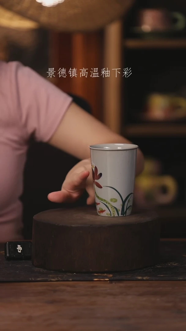 陶瓷景德镇高温釉下手绘陶瓷362