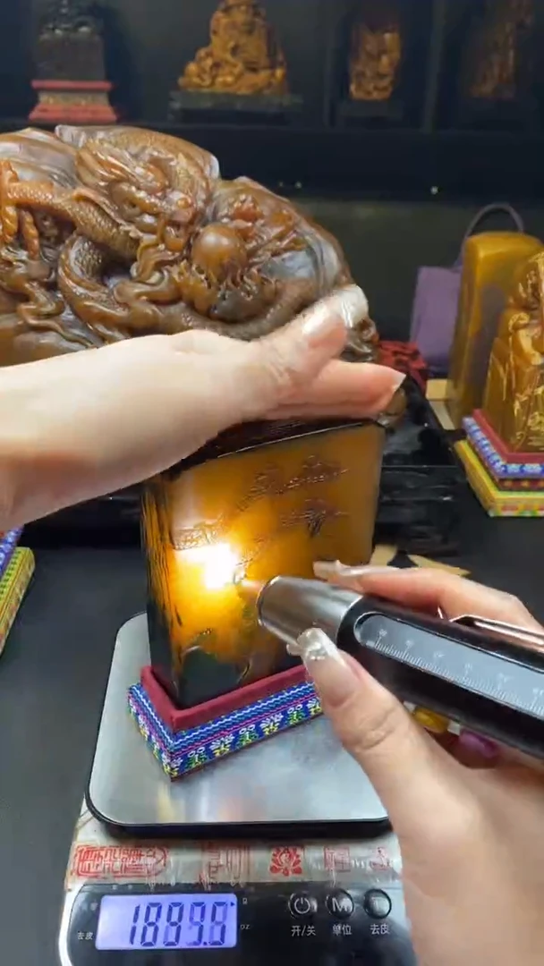 【闪购商品】寿山石印石乌鸦皮田黄大尺寸摆件