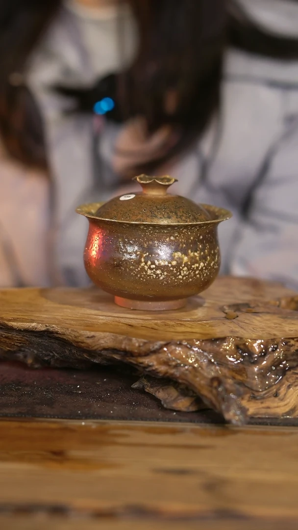 景德镇纯柴烧 盖碗 6