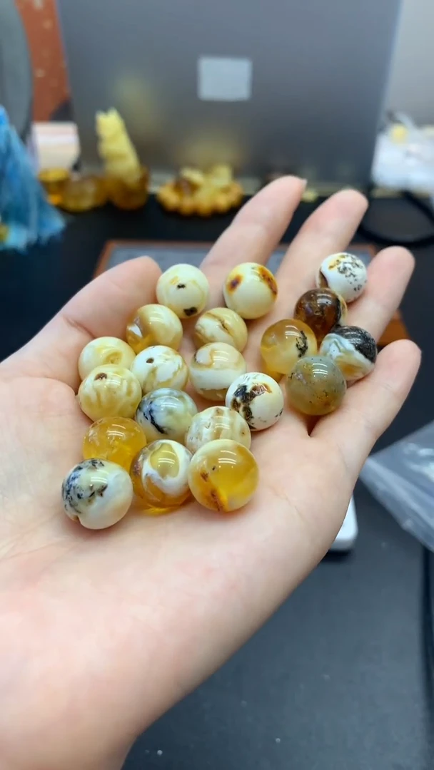 未镶嵌琥珀珠宝奇石2373多样性发其一默认有瑕