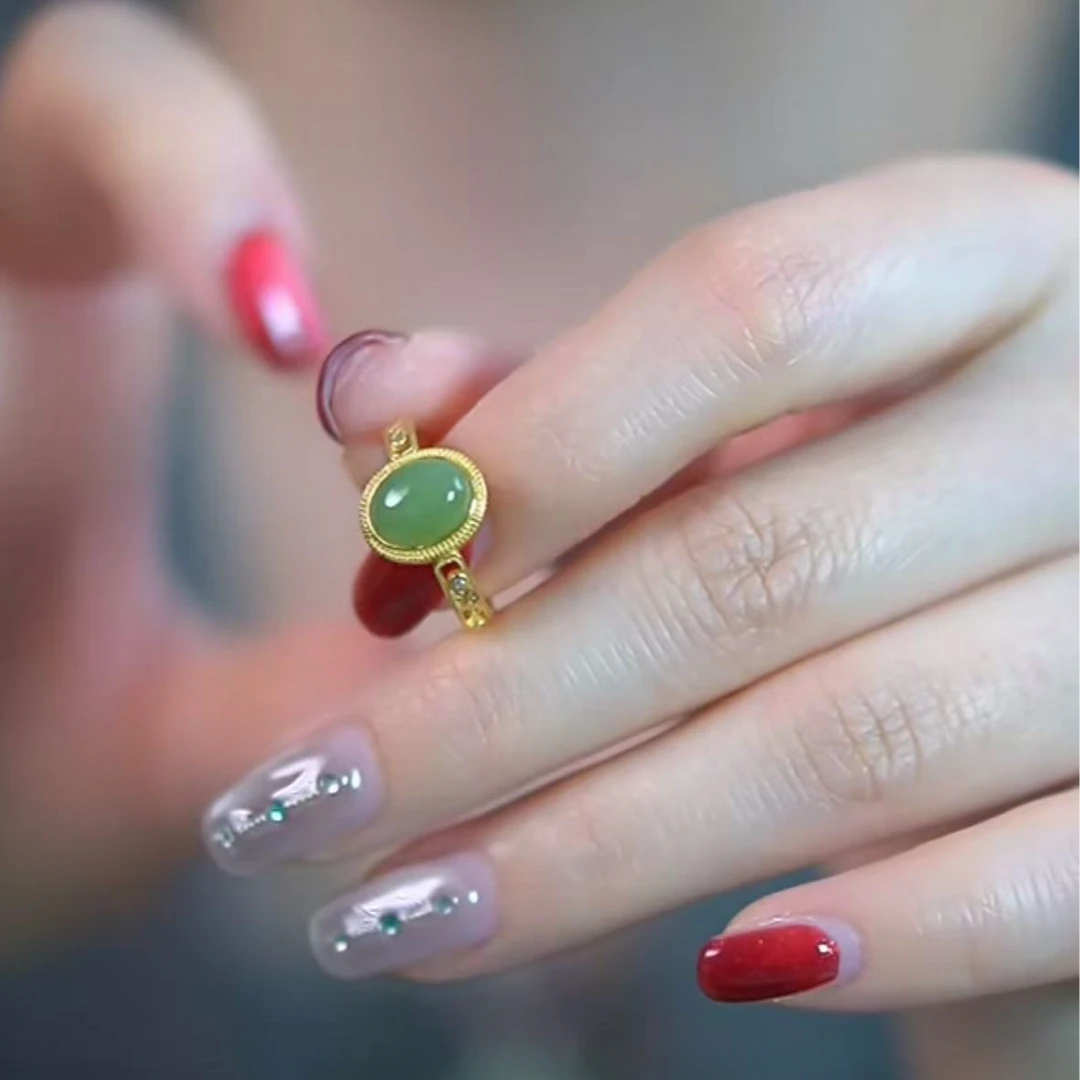 【喻囍珠宝】碧玉戒指