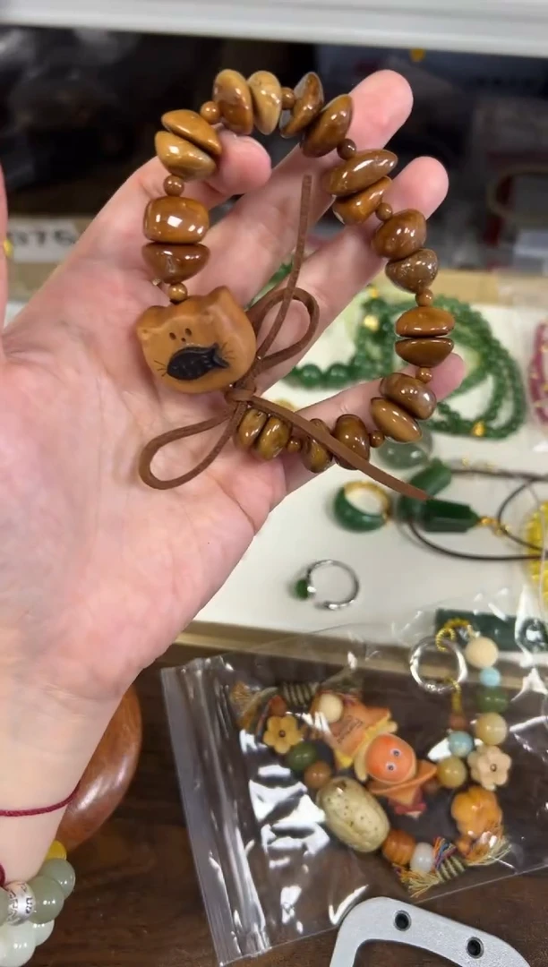 手串库克随行库克猫吃鱼设计款手链[0108]