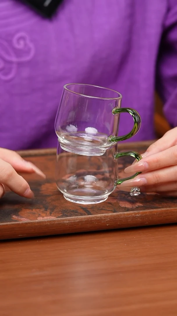 【闪购商品】璃享/水月杯2入/湖绿/不批发