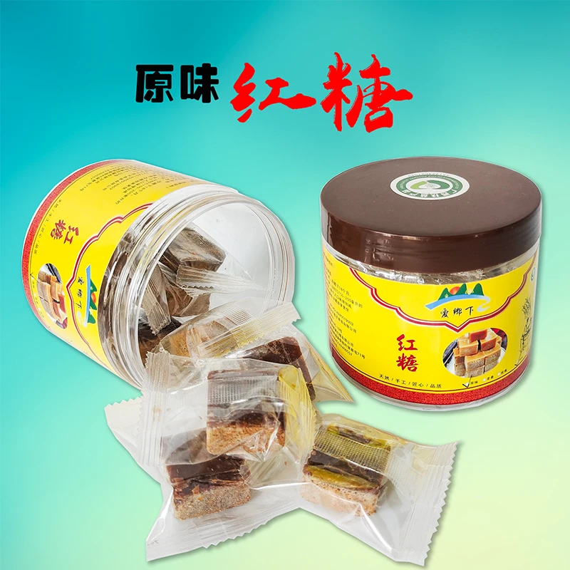 广西崇左市传统古法熬制原味红糖180g/罐