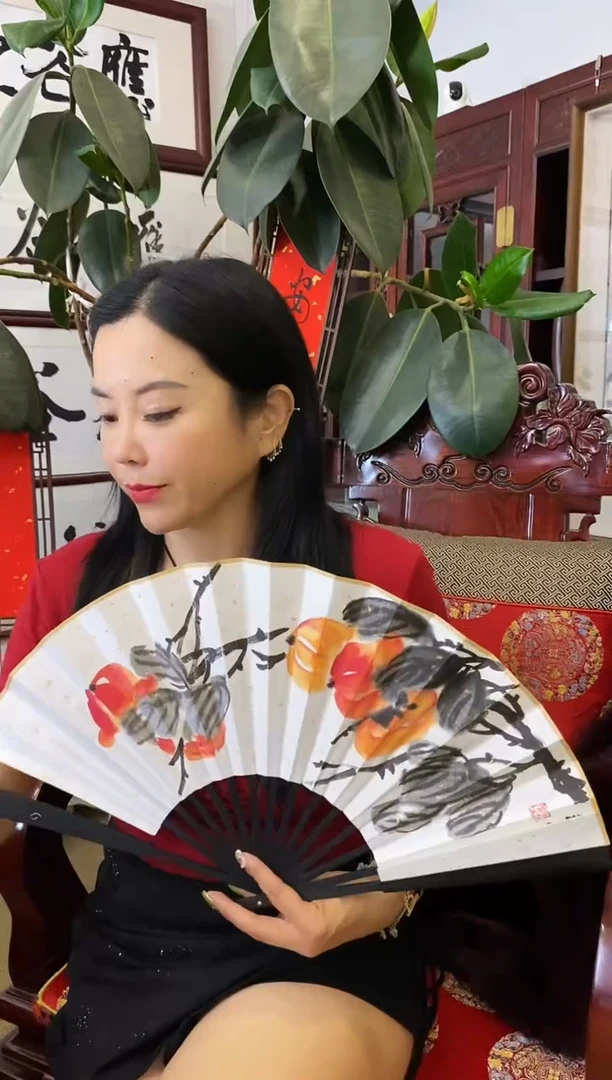 书法SFS扇子 01 3333