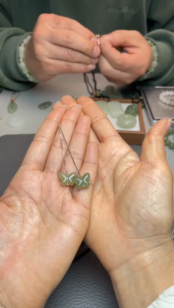 【闪购商品】和田玉颈饰银S925镶嵌1