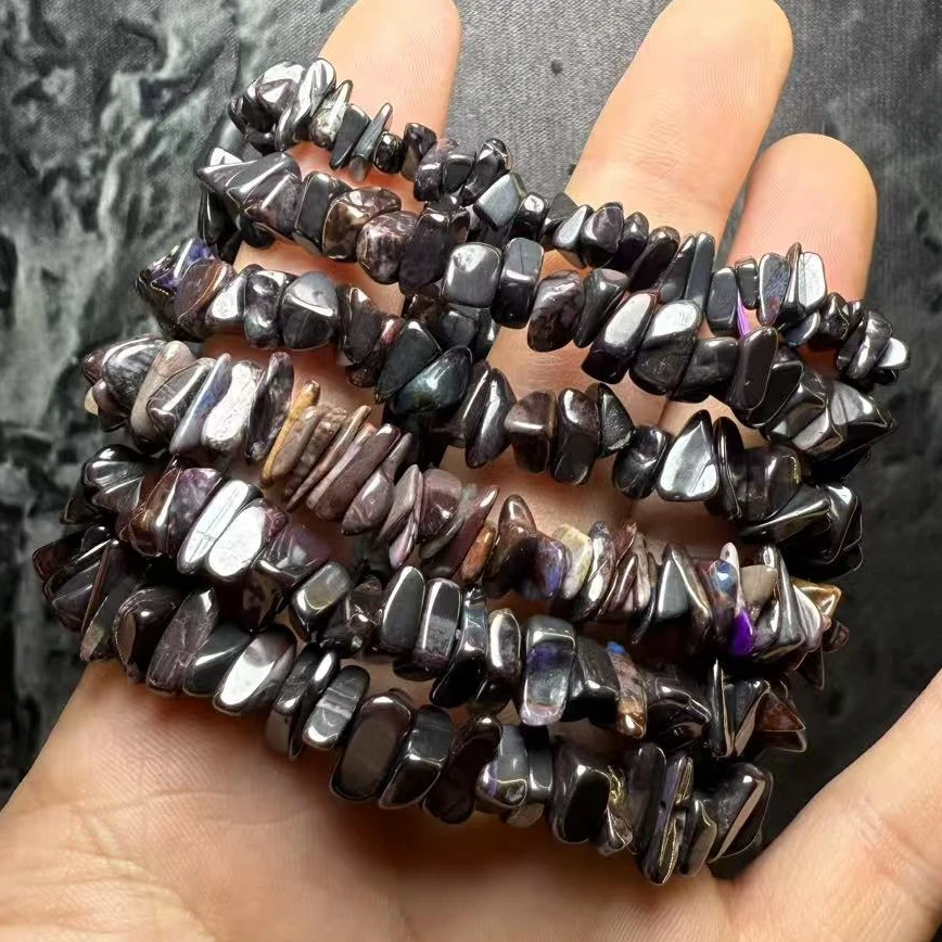 【皇后甄选】C122501 舒俱来老油紫原石手串 多样性发一