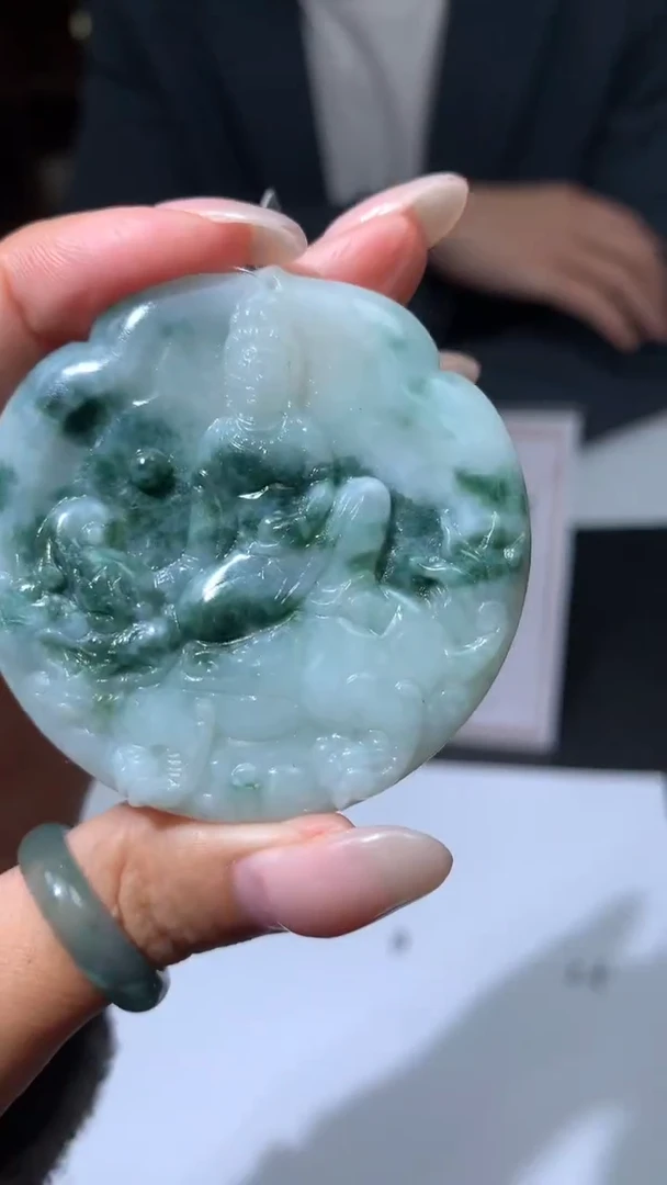 【闪购商品】定制翡翠未镶嵌不退不换CMH1件-A