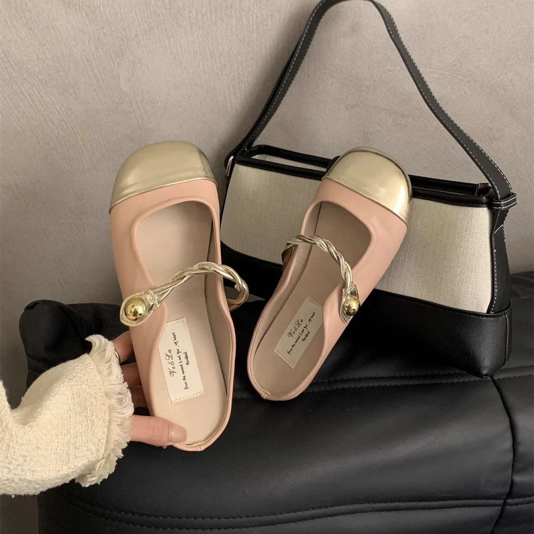 包头半拖鞋女夏季外穿温柔仙女风气质软平底一脚蹬晚晚法式小凉拖