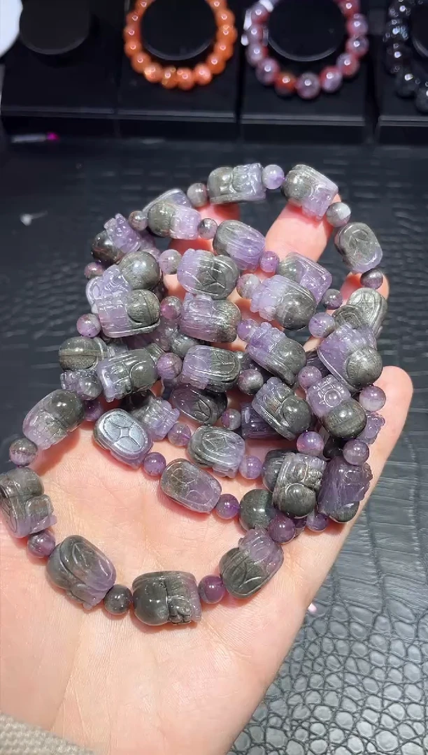 【闪购商品】水晶手链未镶嵌极光貔貅单圈手链（多样性发其一）