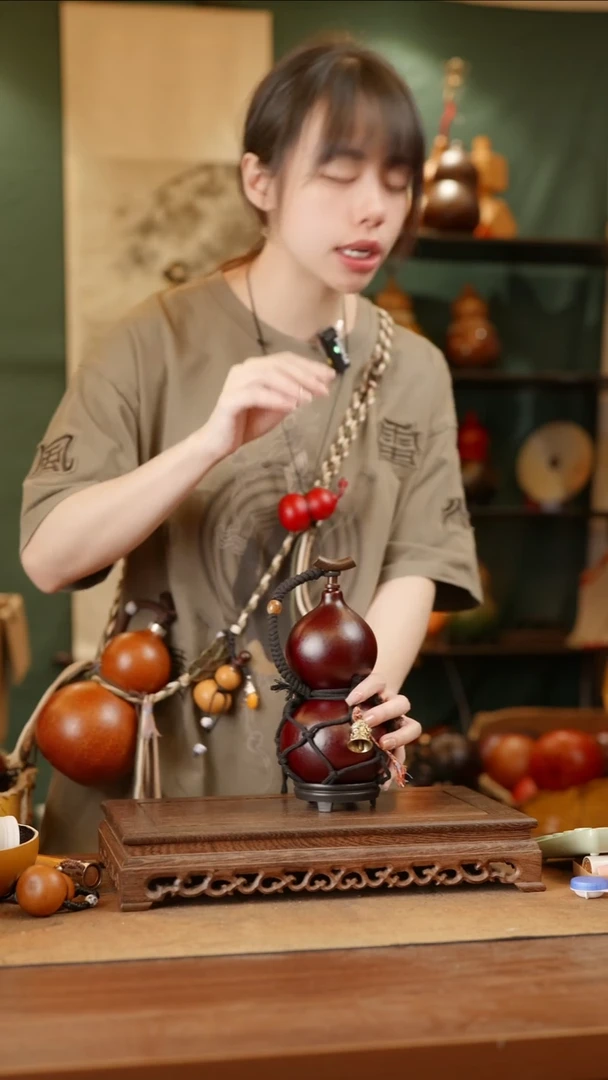 85号精品天然大漆酒葫芦一物一拍~