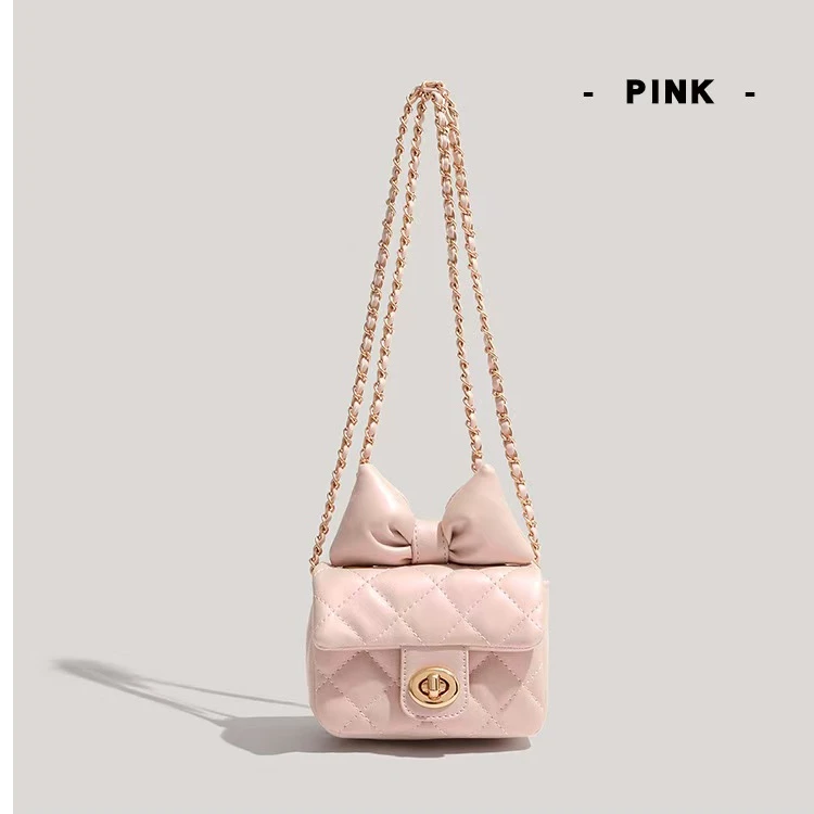 可爱芭蕾蝴蝶节链条斜跨包（粉色、蓝色款）