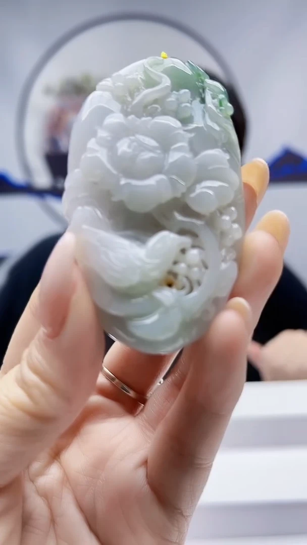 未镶嵌定制翡翠毛货挂件29