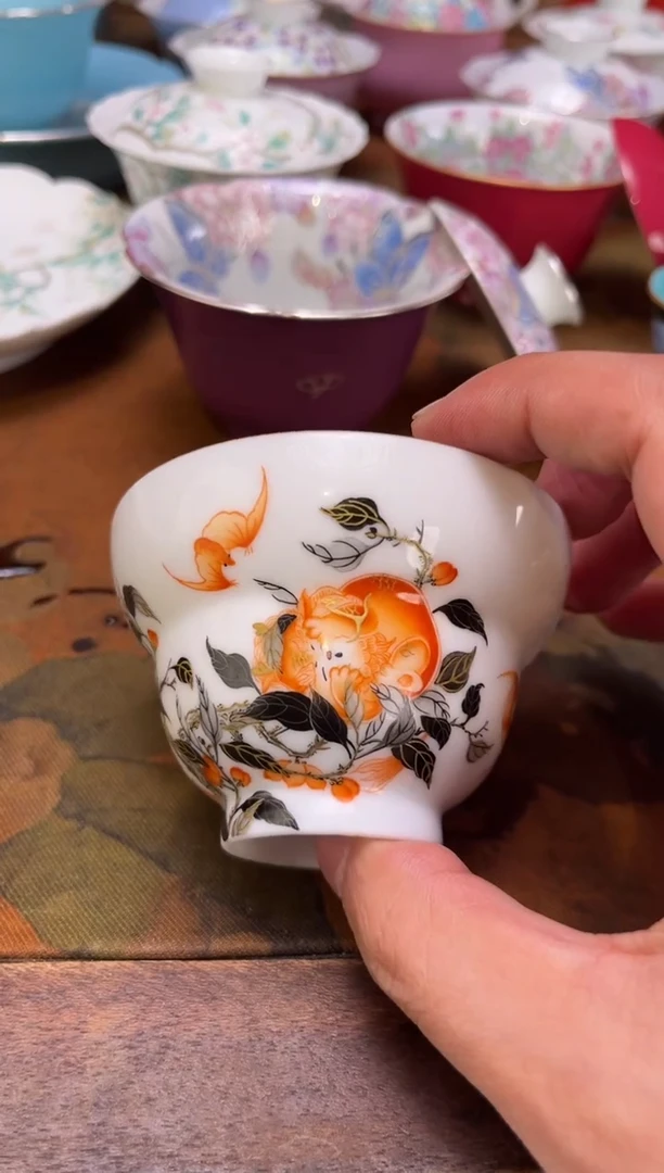 景德镇纯手绘陶瓷茶具