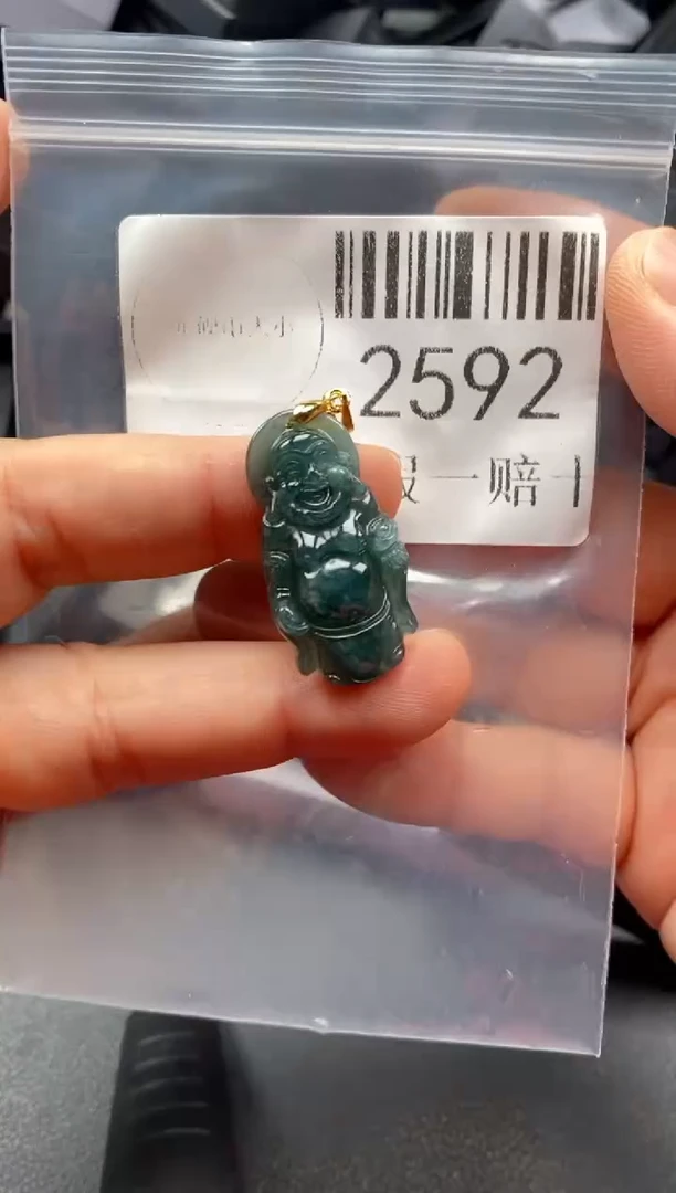 翡翠未镶嵌吊坠(不含链)2592
