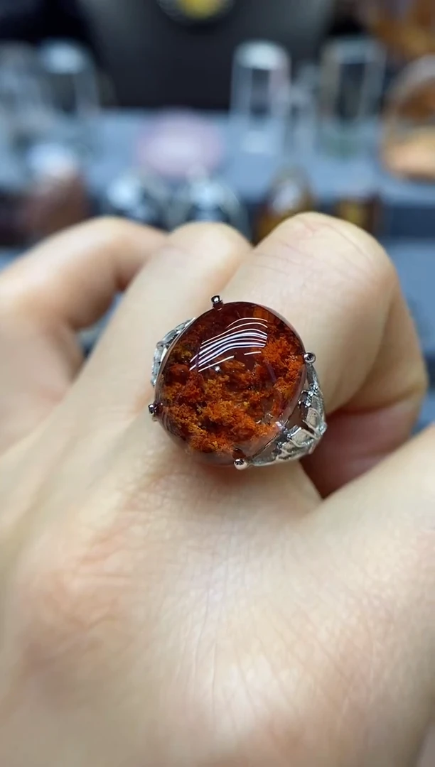 【闪购商品】水晶戒指银S925镶嵌水晶水晶