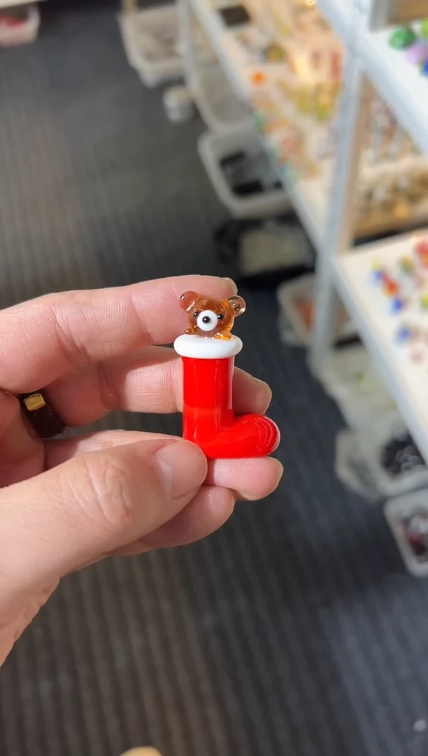 手工艺品琉璃大靴子熊