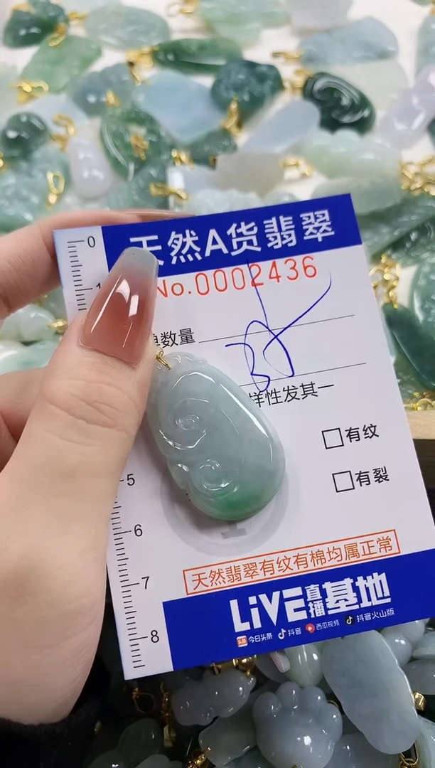 颈饰未镶嵌翡翠天**命天然A货翡翠